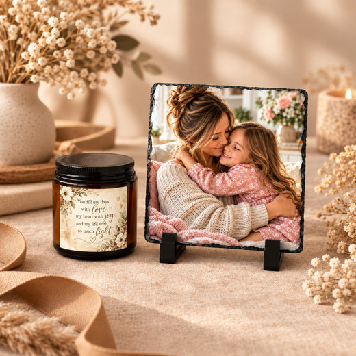 Keepsake Slate & Candle