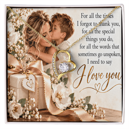 Son to his mom - I need to say